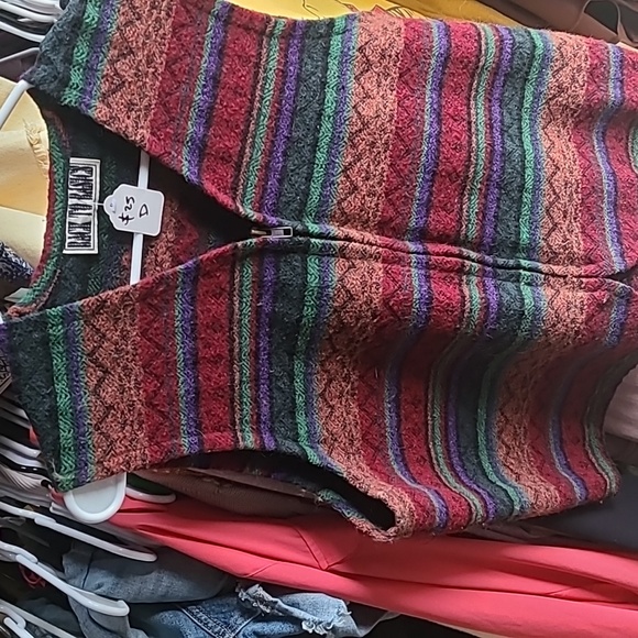 Womens back to basics wool vest small vintage - Picture 1 of 5